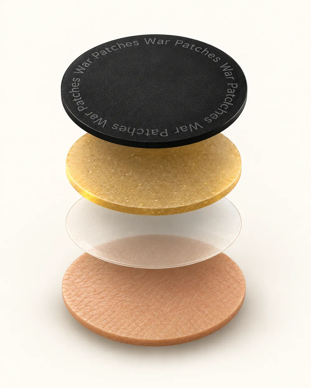 The protective, formula and contact layers of the patch